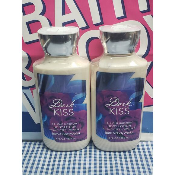 BBW Dark Kiss Daily Nourishing Body Lotion 24 Hour Moisture 2 Pack - Picture 1 of 2